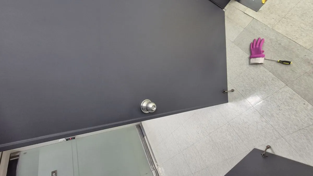 끈끈이 접착제  청소 후