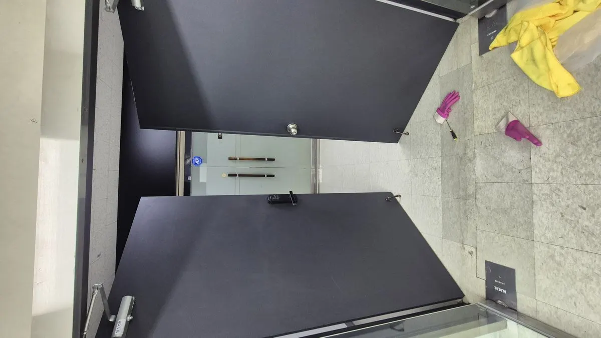 끈끈이 접착제  청소 후