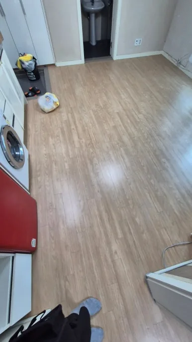 끈끈이 제거 완료