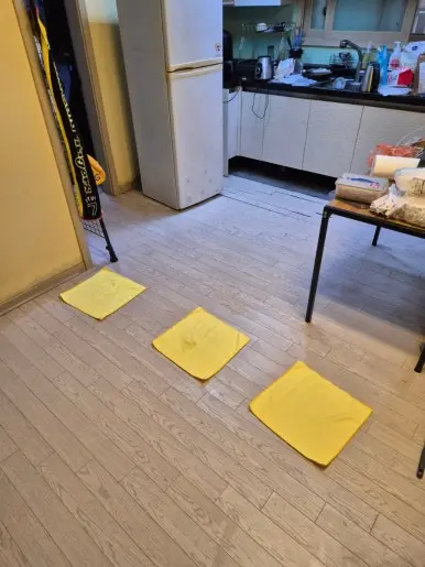 가정집 주방 오수 세정 완료