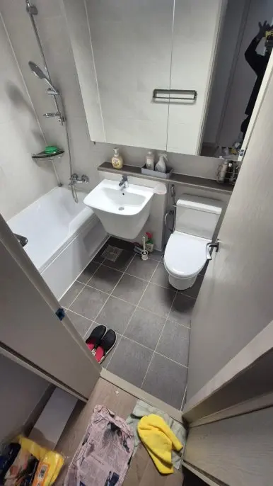 잠실 화장실 세정 완료