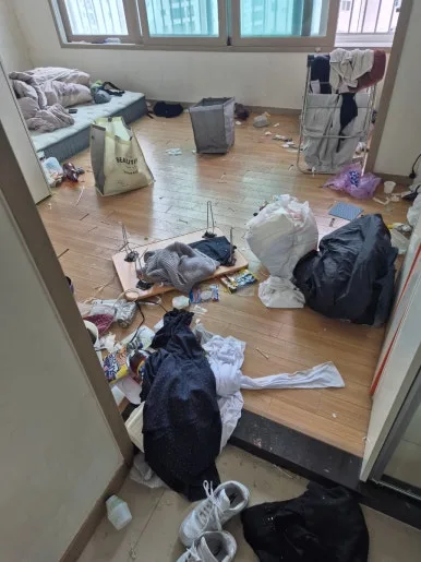 부평 쓰레기집 방 쓰레기 방치