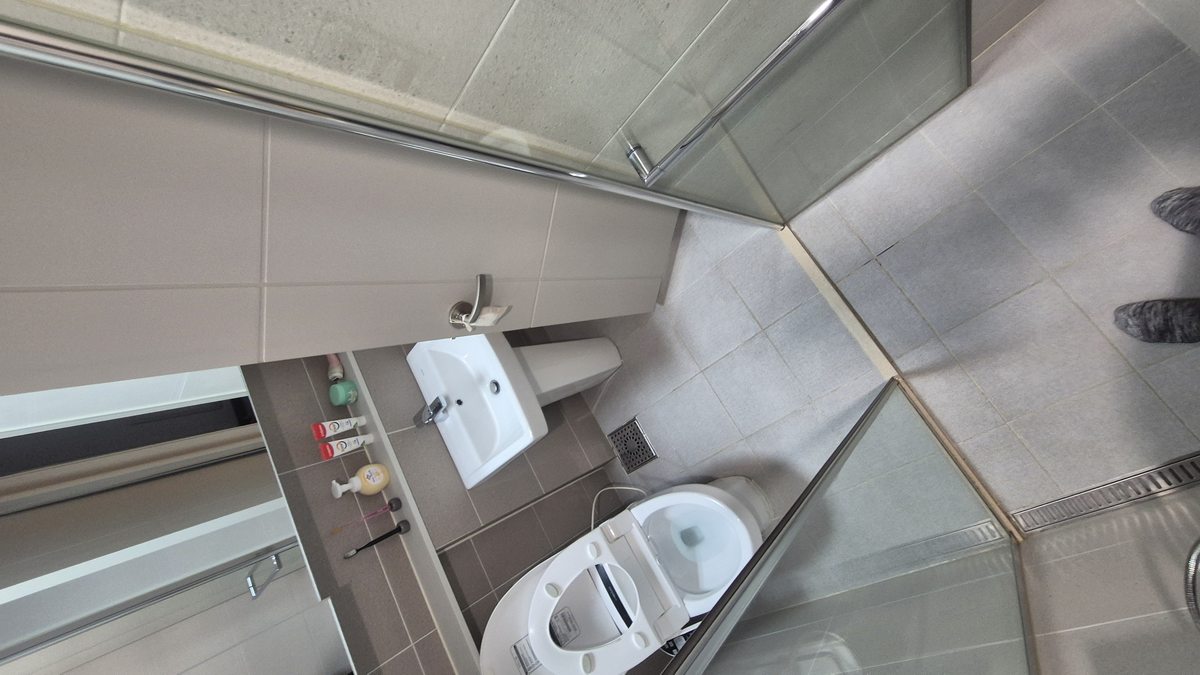 역류 살균청소 완료 - 욕실 전경