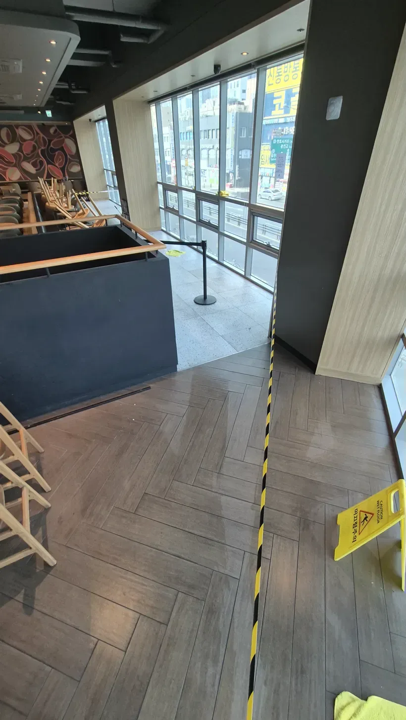 병원 투석실 다른 구역 세정