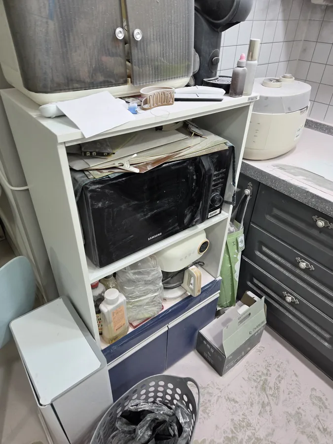 상가 주방 가전 화재 그을음 작업 전