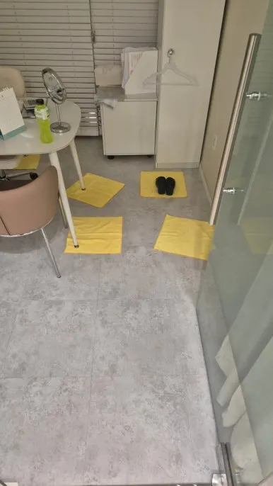 침수 방 청소 후