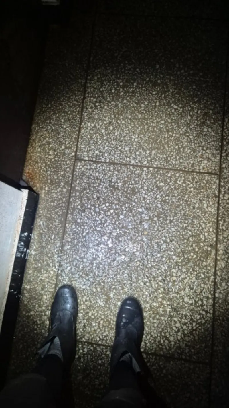 상가 침수 현장