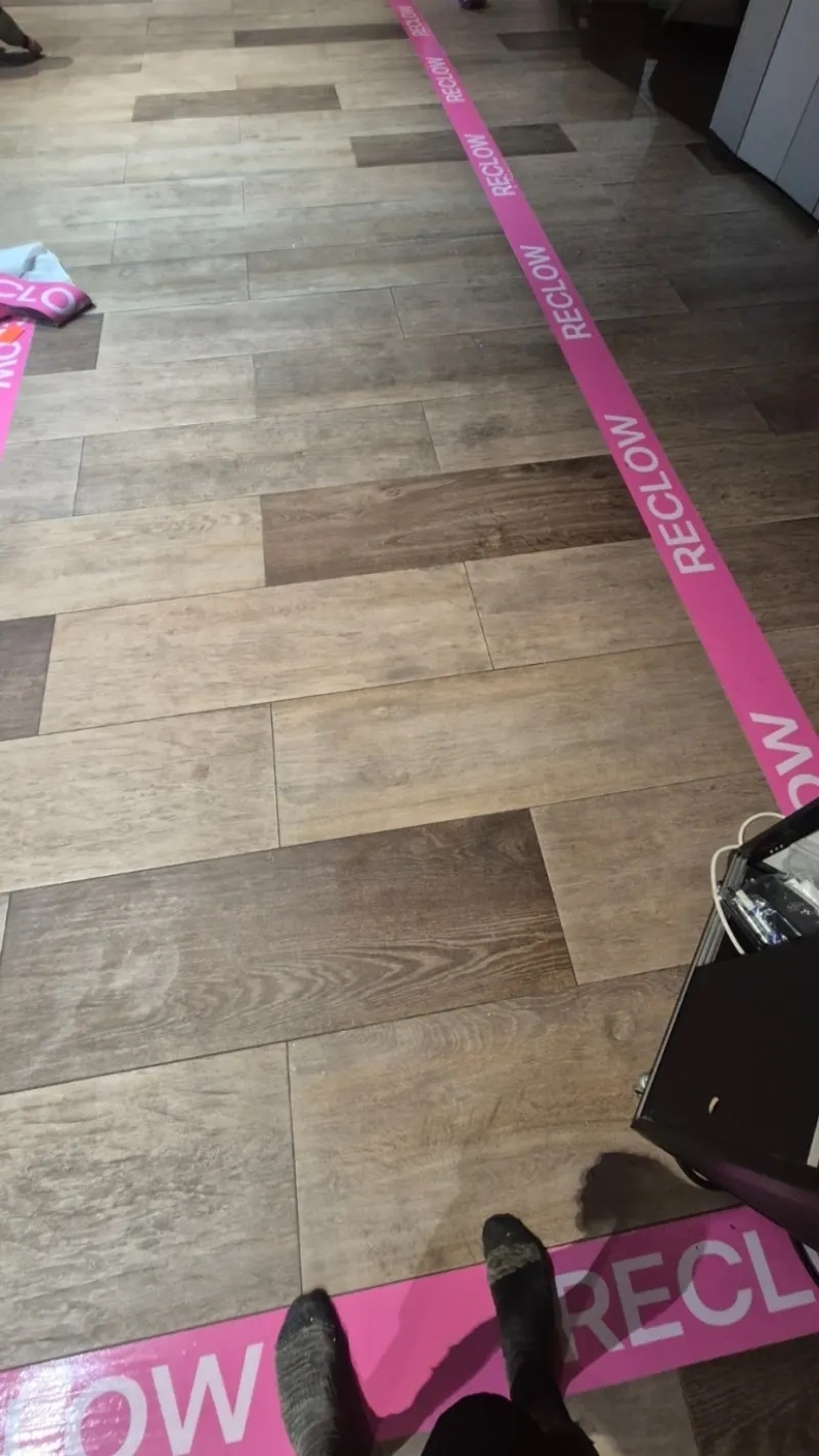 바닥 바닥 청소 후