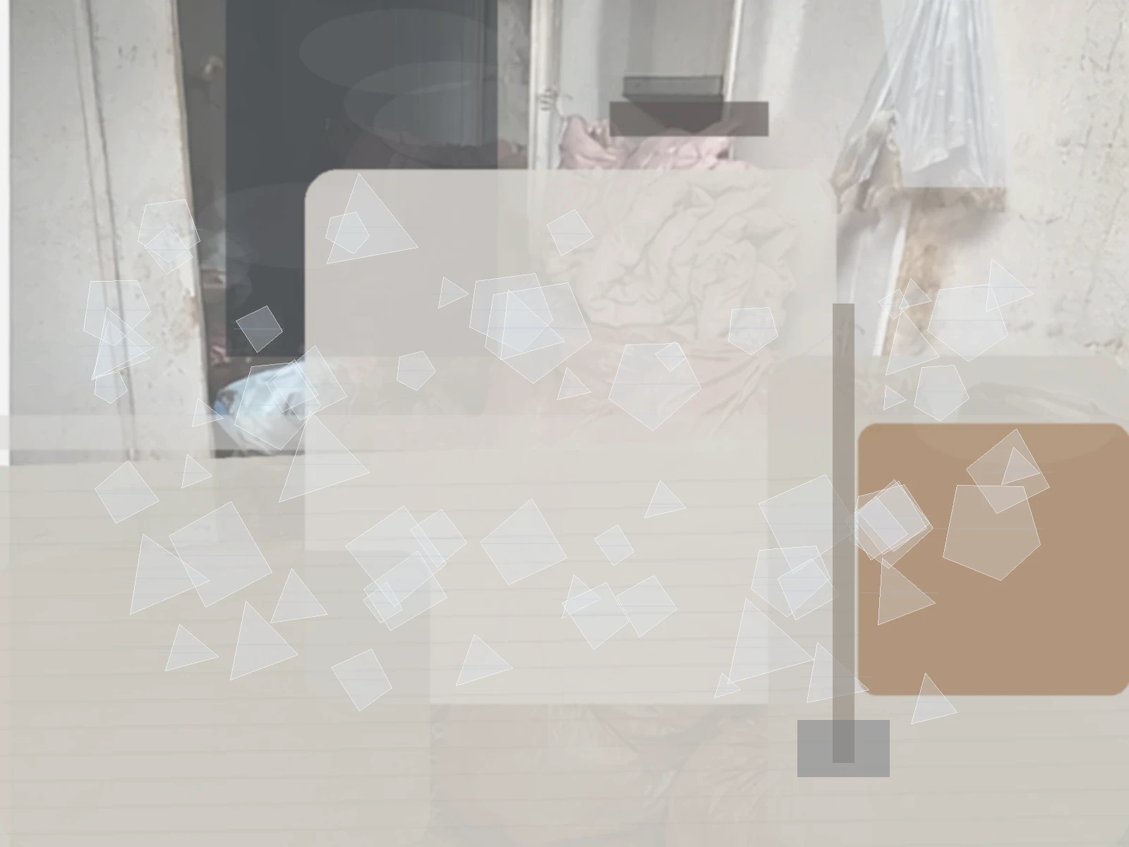 깨진유리 바닥 파편 수거