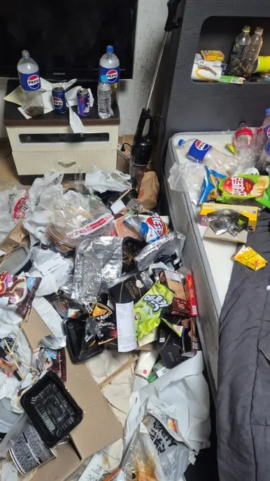 고양 원룸 주방 싱크대 오염 상태