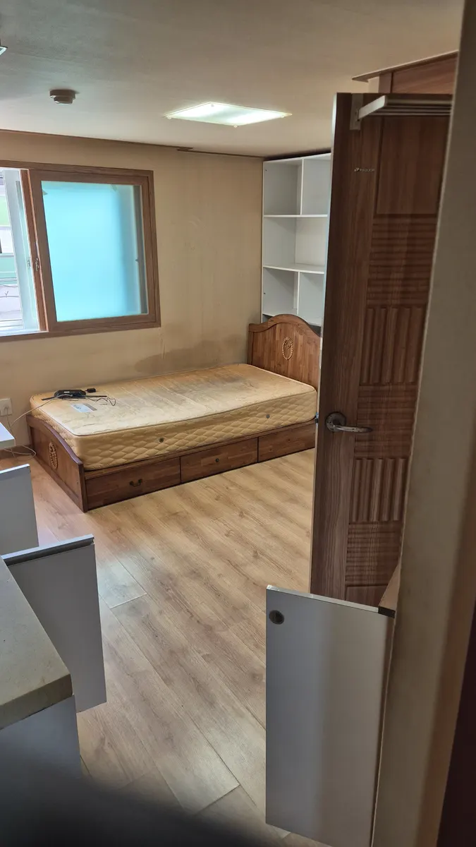 원룸 방 전체 세정 완료