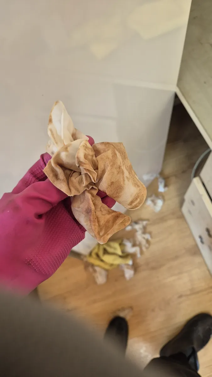 니코틴 묻은 걸레