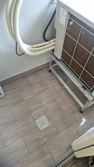 비둘기 배설물  청소 후