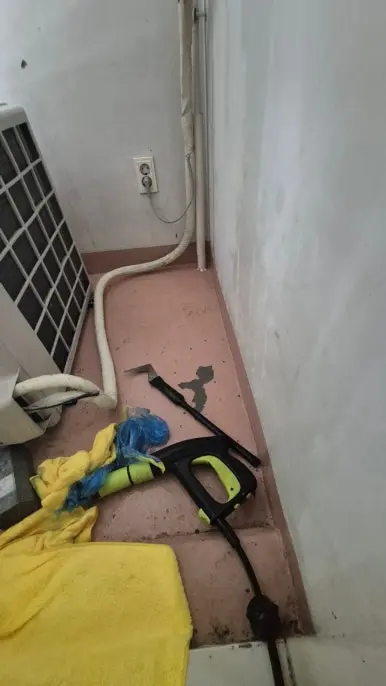 역삼동 베란다 바닥 청소 완료