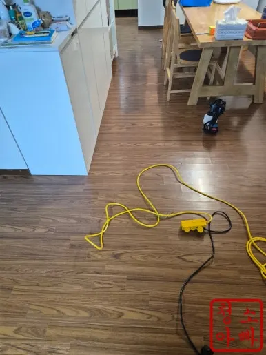 배관역류청소 주방 바닥 깨끗하게 복구 완료