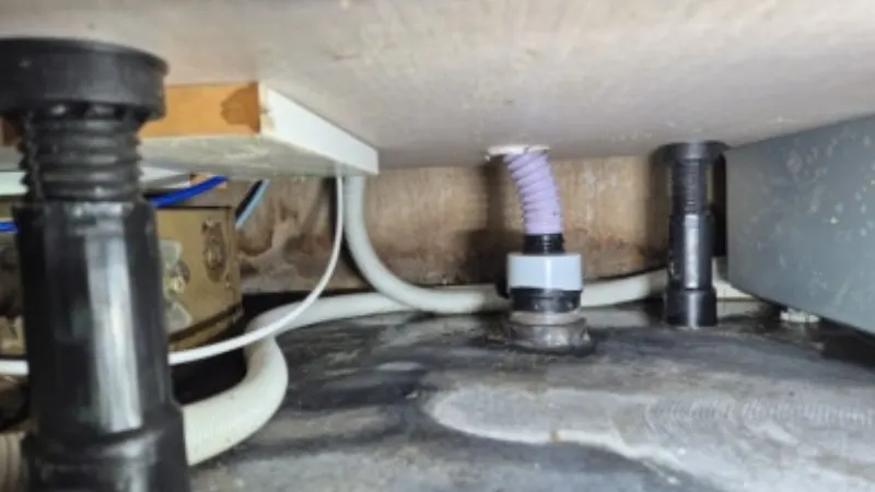 싱크대 역류  청소 후