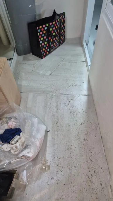 이태원 싱크대역류 복도 바닥 오수 오염 흔적