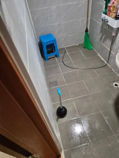 시트지 청소 후