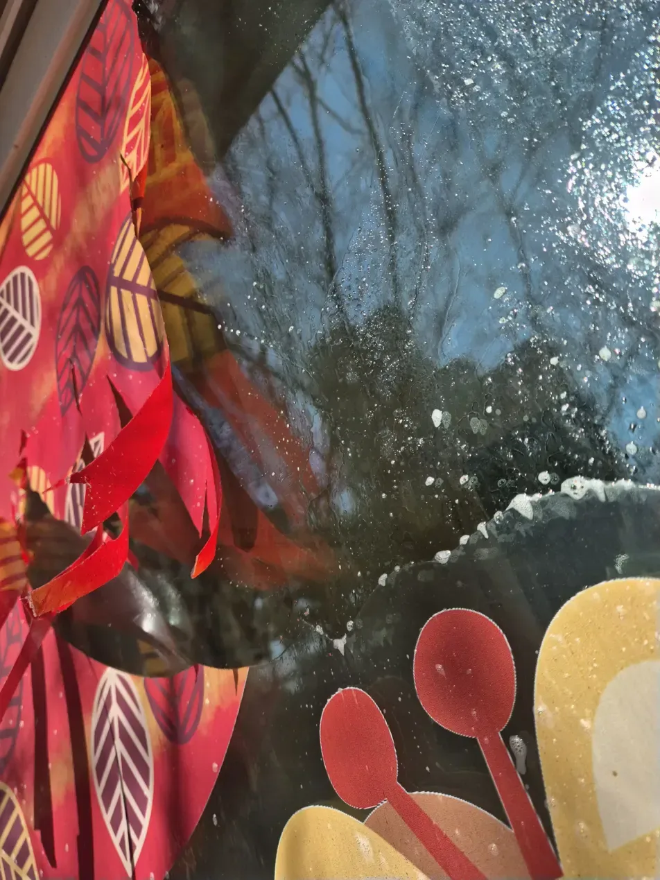 일산 어린이집 유리창 고압세척건 마무리 세정