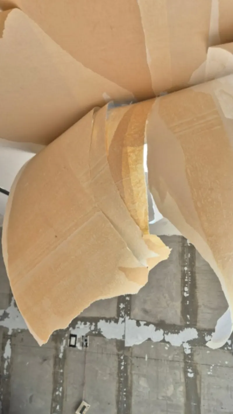 벽지 뒤 니코틴 흡착