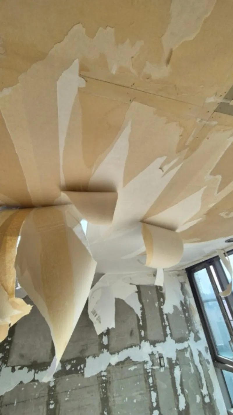 벽지 벽면 청소 전