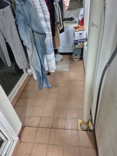 용인 베란다 고압 세척 완료