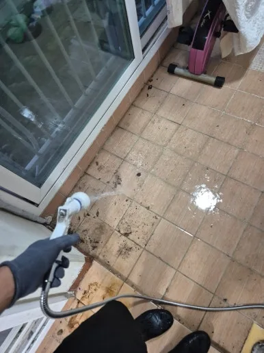 용인 베란다 고압 세척 작업